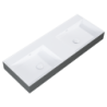 UMYWALKA LEVEL 120 DUO ŚCIENNA, SOLID-SURFACE BICOLOR WHITE MATT / ANTHRACITE MATT ELITA RE041461246180