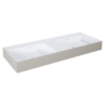 UMYWALKA LEVEL 120 DUO ŚCIENNA, SOLID-SURFACE BICOLOR WHITE MATT / FUME MATT ELITA RE041461246190