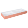 UMYWALKA LEVEL 120 DUO ŚCIENNA, SOLID-SURFACE BICOLOR WHITE MATT / TERRA PINK MATT ELITA RE041461246020