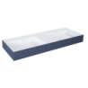UMYWALKA LEVEL 120 DUO ŚCIENNA, SOLID-SURFACE BICOLOR WHITE MATT / NAVY BLUE MATT ELITA RE041461246210