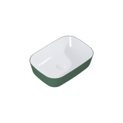 UMYWALKA NABLATOWA RENI BICOLOR WHITE HG / FOREST GREEN MATT ELITA 146115 / RE040460896150