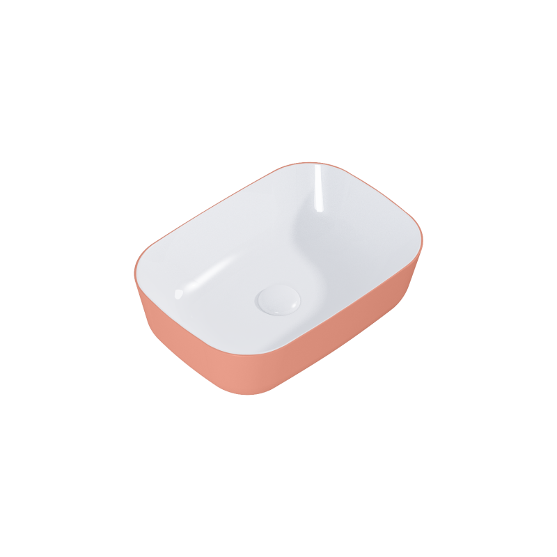 UMYWALKA NABLATOWA RENI BICOLOR WHITE HG / TERRA PINK MATT ELITA 146110 / RE040460896100