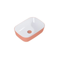 UMYWALKA NABLATOWA RENI BICOLOR WHITE HG / TERRA PINK MATT ELITA 146110 / RE040460896100