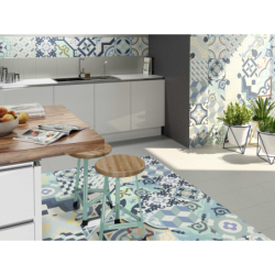 HANOI BLUE MAT 33X33 GAT.1 (P.72293)