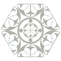 CARNABY GREY HEXAGON SATYNA...