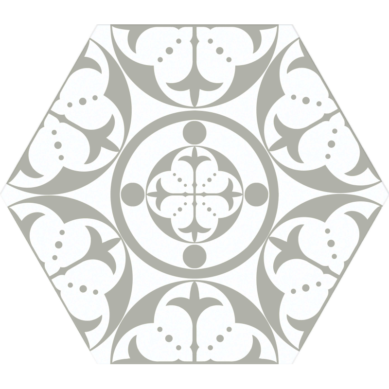 CARNABY GREY HEXAGON SATYNA 28,5X33 GAT.1 (P.72561)