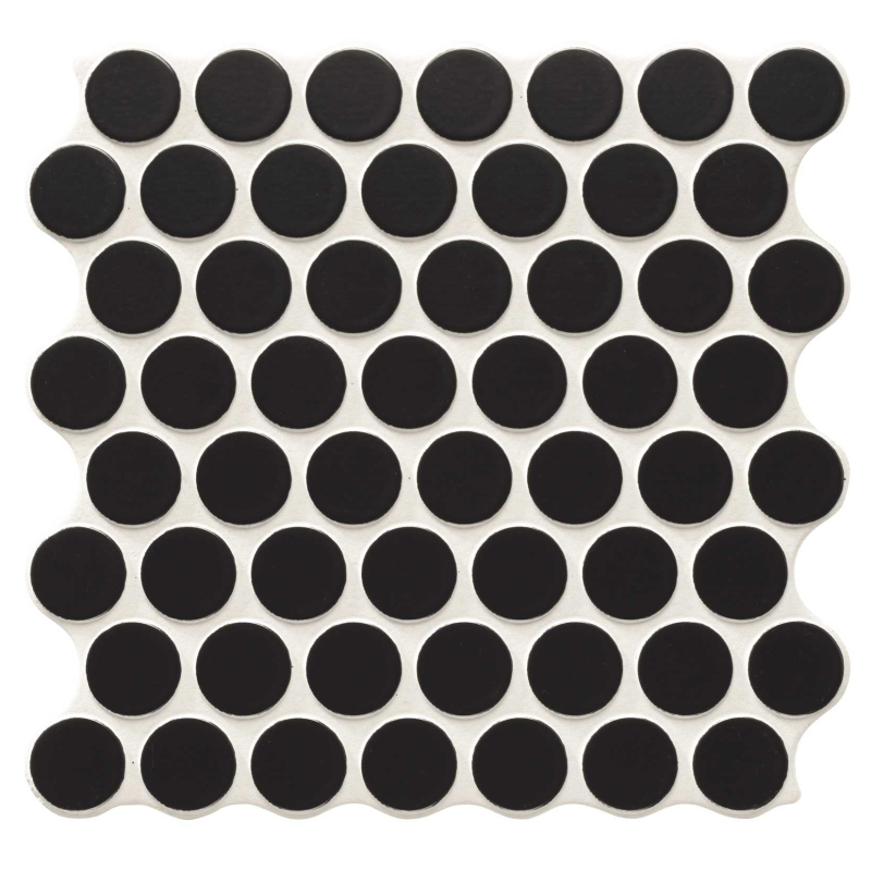 CIRCLE BLACK MAT 30,9X30,9 GAT.1 (P.72583)