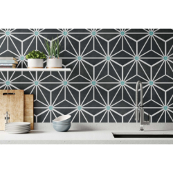OSAKA CHARCOAL HEXAGON MAT 28,5X33 GAT.1 (P.73109)
