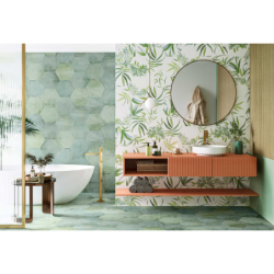 OASIS AQUAMARINE HEXAGON MAT 28,5X33 GAT.1 (P.73081)