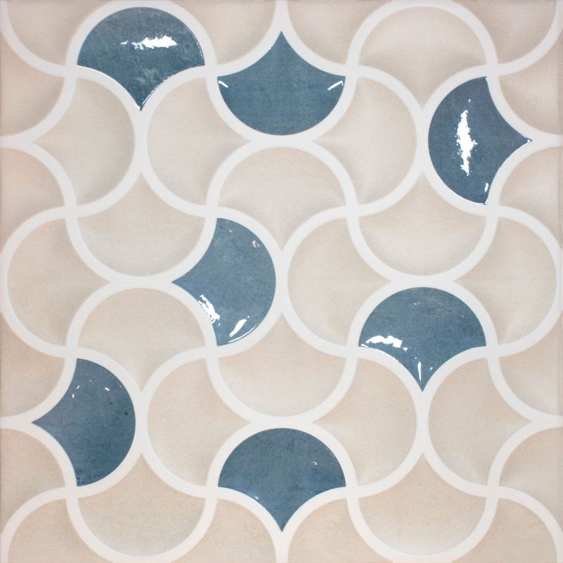BARI LATTICE SAND AQUA MAT 33X33 GAT.1 (P.72381)