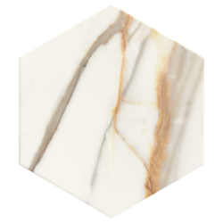 CALACATTA GOLD HEXAGON MAT...