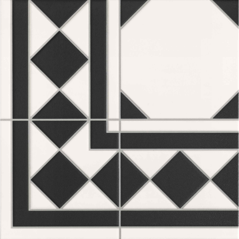 OXFORD NEGRO ESQUINA SATYNA 33X33 GAT.1 (P.73067)