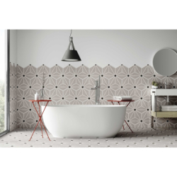 OSAKA GREY HEXAGON MAT 28,5X33 GAT.1 (P.73113)