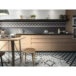 HANOI CIRCLE BLACK MAT 33X33 GAT.1 (P.72315)