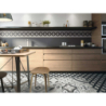 HANOI CIRCLE BLACK MAT 33X33 GAT.1 (P.72315)