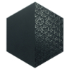 OPAL DECO BLACK SATYNA 28,5X33 GAT.1 (P.73125)