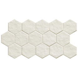 MUSE HEX WHITE MAT 26,5X51...