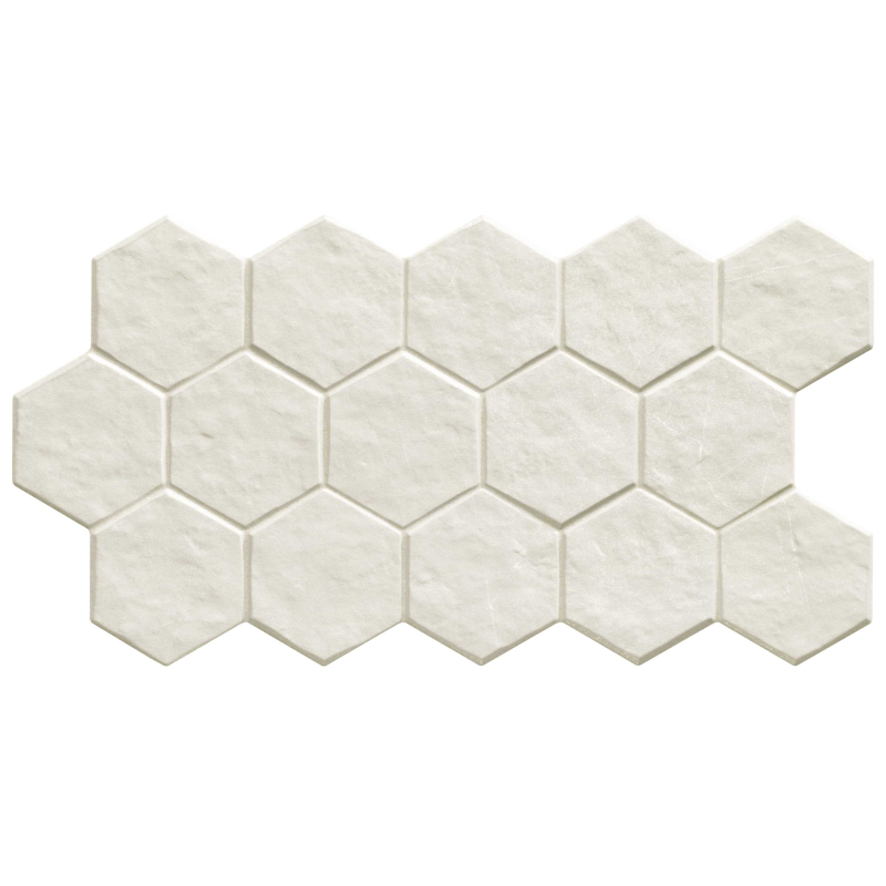 MUSE HEX WHITE MAT 26,5X51 GAT.1 (P.72911)