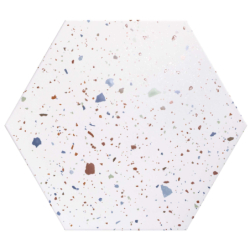 CONFETI WHITE HEXAGON...