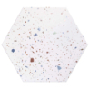 CONFETI WHITE HEXAGON MAT/POŁYSK 56X48,5 GAT.1 (P.72481)