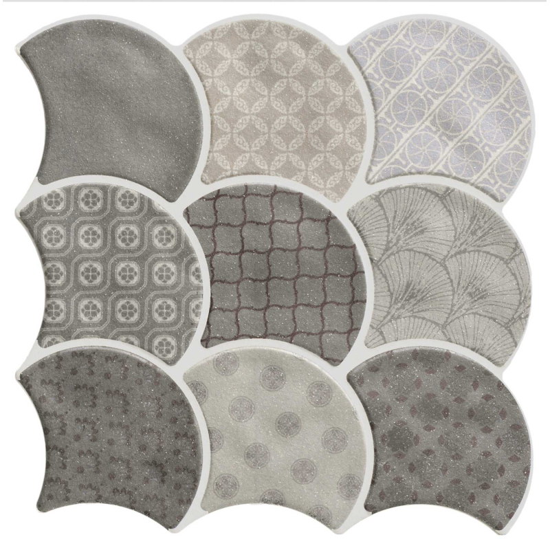 SCALE BOHO GREY MAT 30,7X30,7 GAT.1 (P.72611)