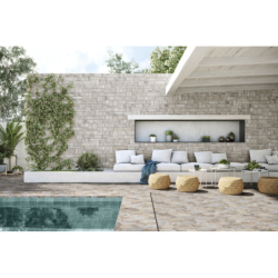 BORGOGNA WHITE STONEWORK MAT 44X66 GAT.1 (P.72395)