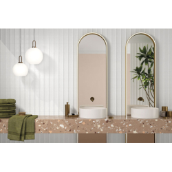 SHELL WHITE SATYNA 40X120 GAT.1 (P.72807)