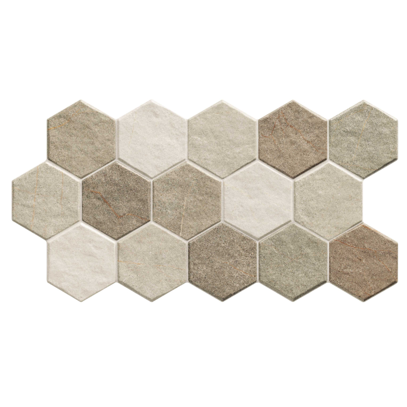 STONEHENGE HEXAGON EARTH MAT 26,5X51 GAT.1 (P.72851)