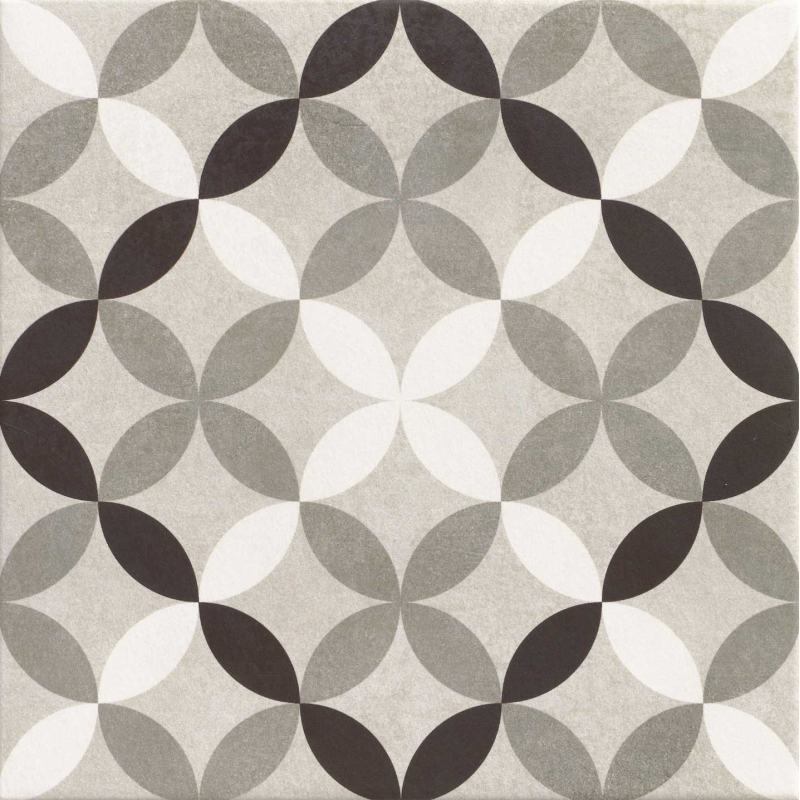 HANOI CIRCLE GREY MAT 33X33 GAT.1 (P.72313)