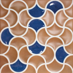 BARI LATTICE COTTO COBALT...