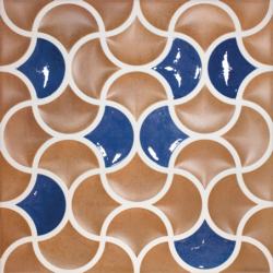 BARI LATTICE COTTO COBALT MAT 33X33 GAT.1 (P.72377)