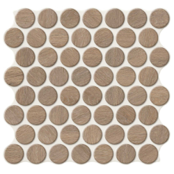 CIRCLE WALNUT MAT 30,9X30,9...