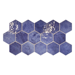 HEX ZELLIGE AZURE POŁYSK...
