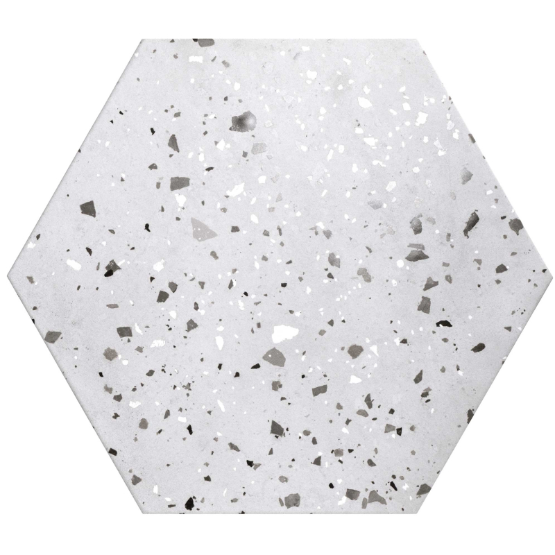 CONFETI GREY HEXAGON MAT/POŁYSK 56X48,5 GAT.1 (P.72479)