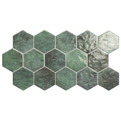 HEX ZELLIGE POŁYSK 26,5X51...