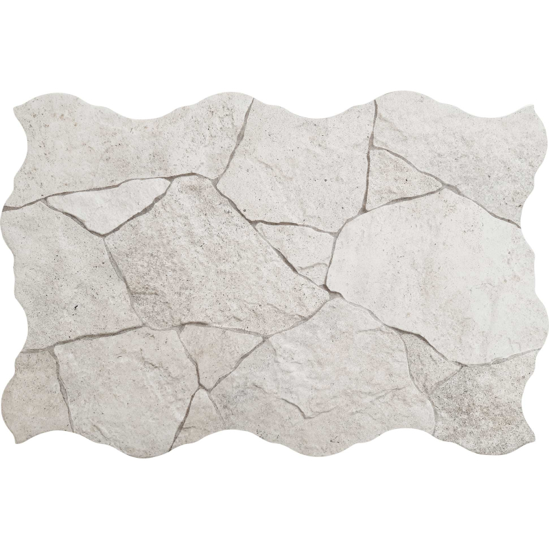 BORGOGNA WHITE FLAGSTONE MAT 44X66 GAT.1 (P.72397)