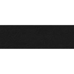 DECORADO MUSE NEGRO MAT 31,5X100 REKT. GAT.1 (P.74399)