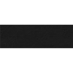 DECORADO MUSE NEGRO MAT 31,5X100 REKT. GAT.1 (P.74399)