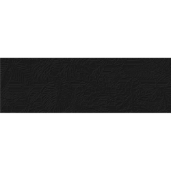 DECORADO MUSE NEGRO MAT 31,5X100 REKT. GAT.1 (P.74399)