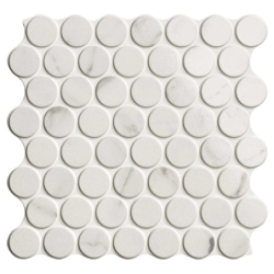 CIRCLE GLOSSY CALACATTA...