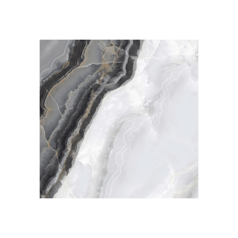 FENDA ONYX GOLD MAT CARVING 80X80 REKT.  GAT.1 (P.76423)