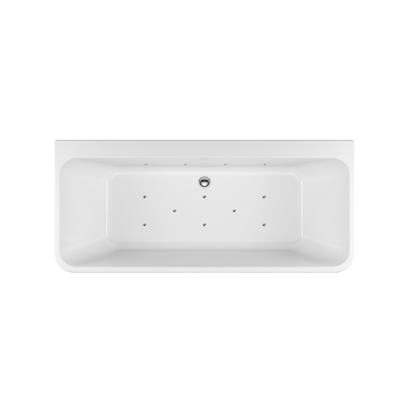 Hydromasaż Inspire Air z wanną przyścienną Lila 2.0, 150 cm EXCELLENT WAEX.LIL2.INSPAIR150WHP