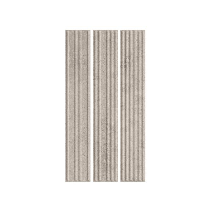 CARRIZO GREY ELEWACJA STRUKTURA STRIPES MIX MAT 40,0x6,6 GAT.1 (P.47649)