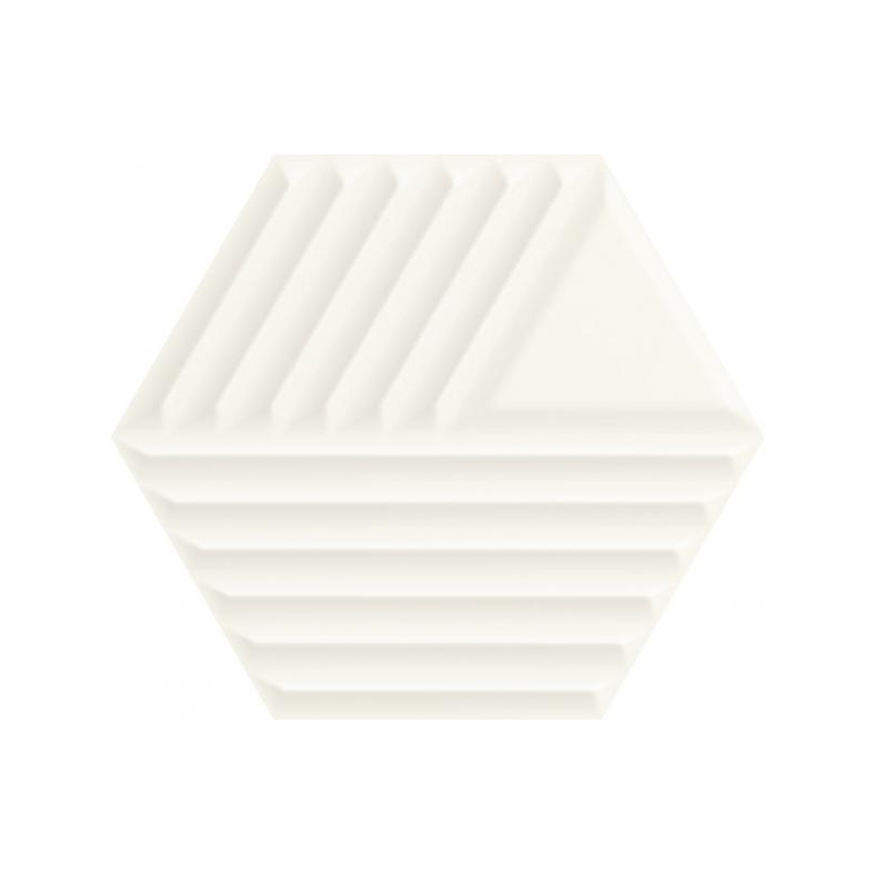 WOODSKIN BIANCO HEKSAGON STRUKTURA C SCIANA 19,8X17,1 GAT.1 (P.46993)