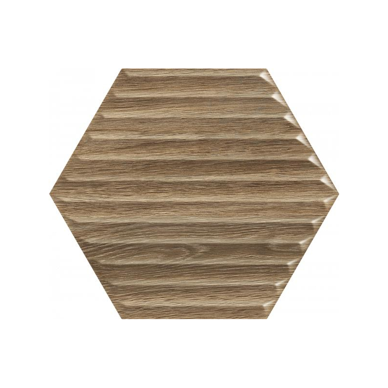 WOODSKIN WOOD HEKSAGON STRUKTURA B SCIANA 19,8X17,1 GAT.1 (P.46999)