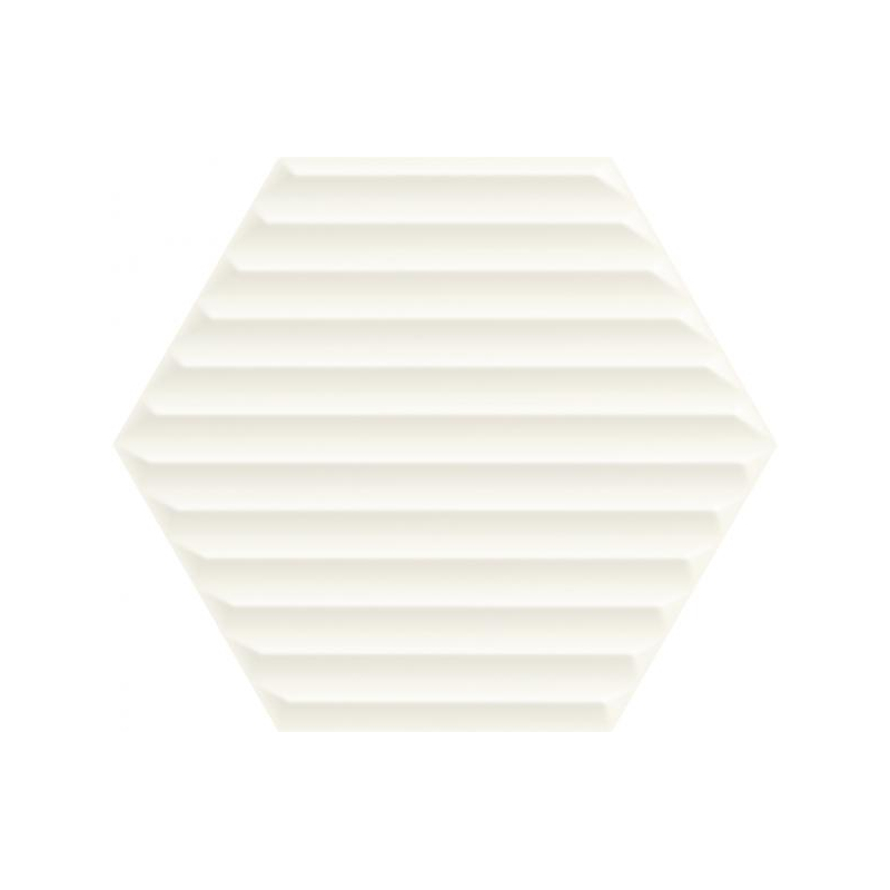 WOODSKIN BIANCO HEKSAGON STRUKTURA B SCIANA 19,8X17,1 GAT.1 (P.46991)