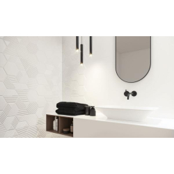 WOODSKIN BIANCO HEKSAGON STRUKTURA B SCIANA 19,8X17,1 GAT.1 (P.46991)