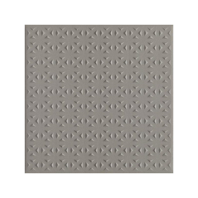 BAZO GRYS GRES MONOKOLOR GR.13MM STRUKTURA 19,8X19,8 GAT.1 (P.48105)
