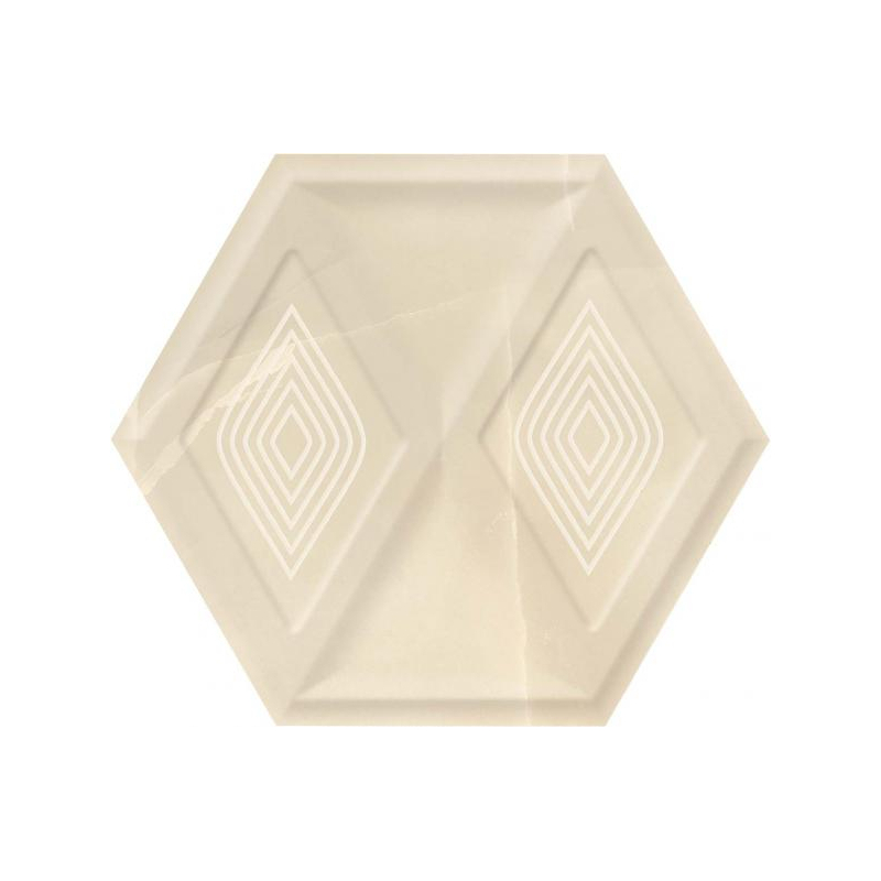 ILLUSION BEIGE HEKSAGON STRUKTURA SCIANA POLYSK 19,8X17,1 GAT.1 (P.46975)