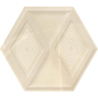 ILLUSION BEIGE HEKSAGON STRUKTURA SCIANA POLYSK 19,8X17,1 GAT.1 (P.46975)